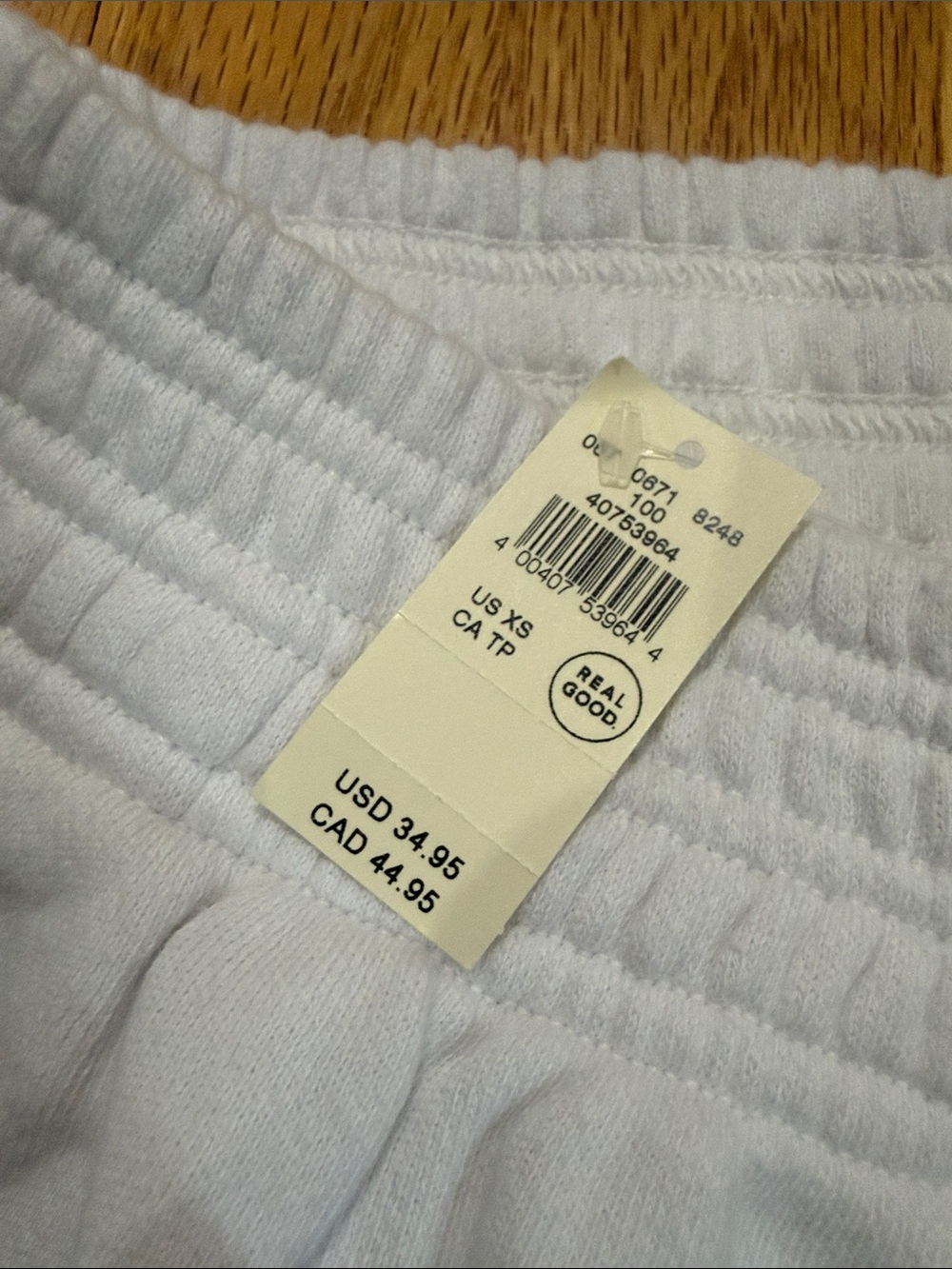 aerie White Women's Athletic Lounge Shorts - Picture 2 of 3